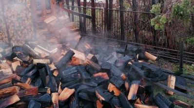 Požár dřevníku u RD 20.2.2025